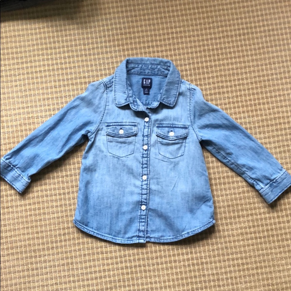 Girls chambray shirt